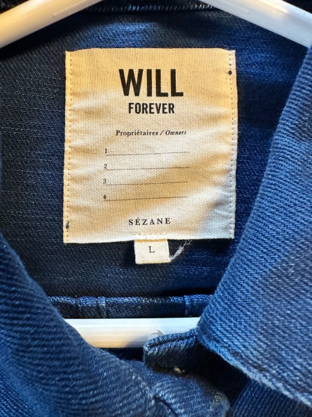 Sezane Will Denim Jacket L - Picture 3 of 5